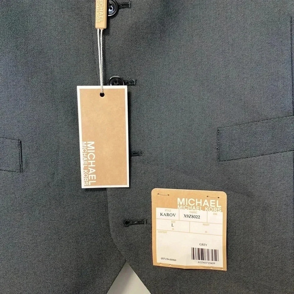 NWT Michael Kors  Karov grey vest L - Picture 2 of 3
